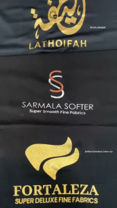 Per50cm Kain Warna Jet Black atau Hitam Pekat Elegen Kain Umroh dan Haji