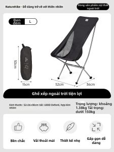 NatureHike | Ghế Gấp Nhẹ Dễ Mang Đi Có Tựa Lưng