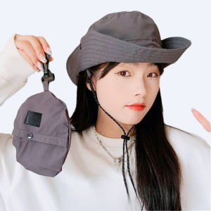 Summer Cowboy Hat Waterproof Fisherman Hat Can Store Summer Thin Quick Drying Sun Hat Outdoor Hiking Sun Protection Basin Hat