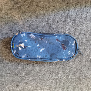 New Arctic Solid Color Pencil Case for Male and Female Students Large Capacity Fox Half-Open Pencil Case Stationery Box Cosmetic