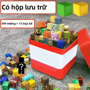 Bộ Khối Xây Dựng Từ Tính 16Cm Với Hộp Bảo Quản Lớn Montessori Cảm Giác Hình Khối Đồ Chơi Xếp Hình Cho Trẻ Em Giáo Dục Quà Tặng Sinh Nhật