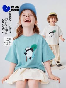 MINI BALA | Áo Thun Dành Cho Trẻ Em Thấm Mồ Hôi Nhanh Khô Cảm Giác Mát Lạnh