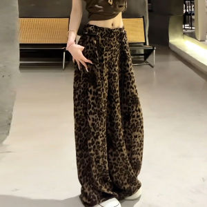 MEITESIJIAONU | Summer Lightweight Casual Loose Fit Vintage Wide Leg Pants