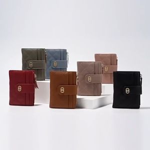 Korean Short Zip Purse Wallet Dompet Perempuan Murah Coin Beg Duit Wanita Dompet Kecil Branded Purse Remaja Kanak