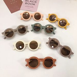 [Hàng xịn] Kính thời trang mặt tròn an toàn cho bé từ 1 đến 6 tuổikính chống nắng kính râm cho bé chống bụi chống tia UV400- mã T1593