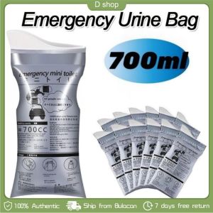 700ML Outdoor Urine Bag Mini Travel Bag Disposable Emergency Portable Car Urine Bag for Kid 1/2/5PCS