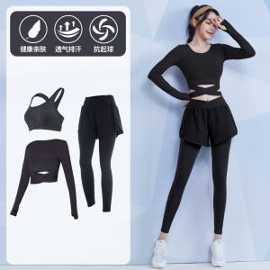 Womens Long Sleeve Yoga Fitness Sports Wear Running Tight Professional Pilates Training Set Autumn Season VanSydical Brand