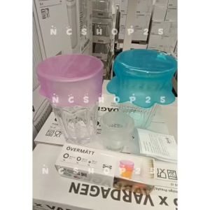 Ikea ซิลิโคนปิดอาหาร 3ชิ้น ซิลิโคน หลากสี Food grade ใช้ซ้ำได้