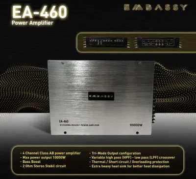 Power 4ch Embassy EA460 New