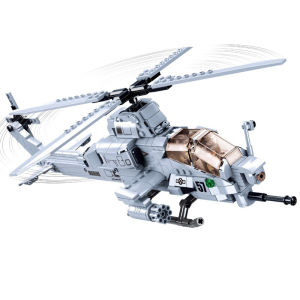 Sluban | Aviation Military Building Blocks Air Force F/A-18E Super Hornet Fighter Helicopter Aircraft Plane War Bricks Kids Toys