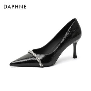 Daphne | Elegant French Style Fine Heel Pointed Toe High Heels Womens Dress Shoes