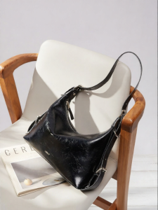 Jonbag | Womens Genuine Leather Large Capacity Crossbody Hobo Bag