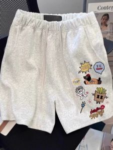 PAZHAOLANG | Plus Size Summer Cartoon Dachshund Short Pants 5-Inch Length