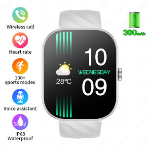 LIGE | LIGE New Full Touch Screen Smart Watch for Men Women Bluetooth Call Fitness Sport Waterproof Health Smartwatch for Android iOS