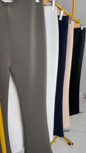 Celana Panjang Kekinian Highwaist Cutbray Bahan Scuba Stretch Melar Model Lebaran 2025 Modis Nyaman / celana scuba kekiniancelana yang lagi viral / celana cutbray wanita terbaru 2025 / celana cutbray wanita scuba