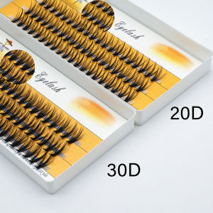 Eyelash Cluster 20D/30D Individual Eyelash Natural Eyelash extension 60 bundles/box Makeup tools Soft Box Lashes Wholesale