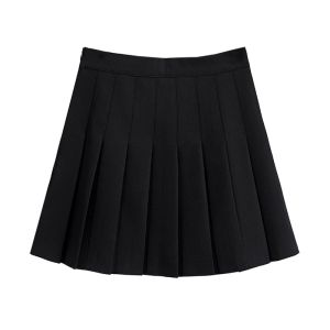 กระโปรงสั้นทรงเอเอวสูงผ้าขนสัตว์สีคาเฟ่สำหรับผู้หญิงในฤดูใบไม้ร่วงและฤดูหนาว กระโปรงสั้นทรงเอกระชับสัดส่วนสำหรับสาวๆ สีสันสดใส