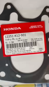 CYLINDER HEAD GASKET FOR HONDA CLICK 125i V1/V2/V3 | HONDA GENUINE PARTS | 12251-K12-901