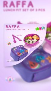 CPM Rafa Lunch Fit Set Of 3 Pcs /tas bekal makan