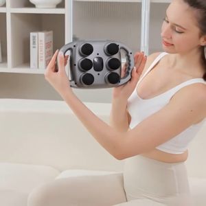 Máy massage đấm lưng đa năng cao tần thế hệ mới loại 6 đầu và dùng pin sạc (9 chế độ 9 tốc độ)