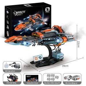 Bộ Mô Hình Tàu Vũ Trụ Khám Phá Lỗ Đen MOC Space 764 Chi Tiết Lắp Ráp Tự Do Dành Cho Độ Tuổi 14+ Đồ Chơi Không Gian Dành Cho Cả Nam Và Nữ