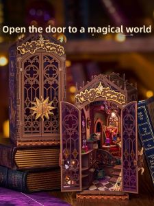 Rolife | DIY Miniature House Handmade Bookend Miniature Assembly Model Building Blocks Gift