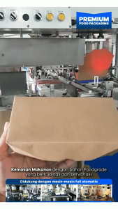 Lunch Box Paper COKLAT -(Tanpa Rakit) -(isi 50 pcs)- LARGE L