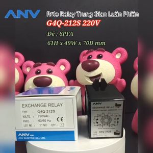 Rơle Relay Trung Gian Luân Phiên ANV G4Q-212S