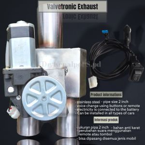 valvetronic exhaust mobil 2 katup kenalpot dua suara