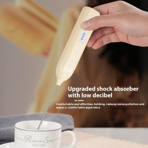 Handheld USB Electric Milk Frother 3-Speed Wireless Coffee Frothing Machine Multifunctional Kitchen Mixer Food Beater