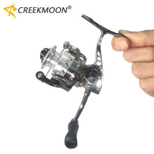 Mini Spinning Fishing Reel 6KG Max Drag Power Metal Coil for Winter Ice Lure Saltwater Freshwater Small Outdoor Fishing Wheel
