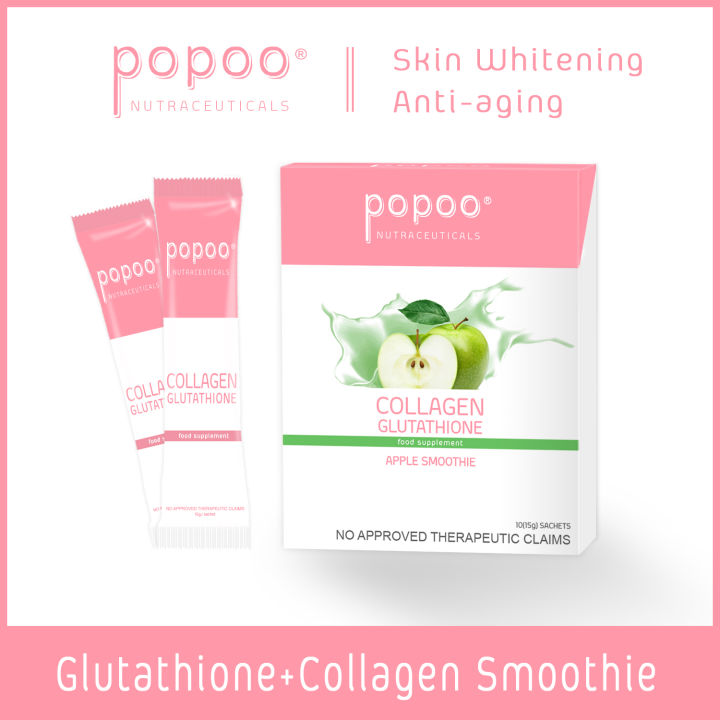 Popoo Beauty Milk Collagen Powder Drink Glutathione Antioxidantion