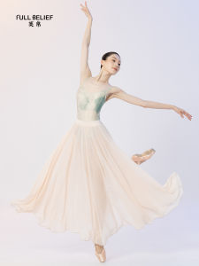 FULLBELIEF | Váy Ballet Cổ Điển Vải Chiffon Dáng Xòe Lớn