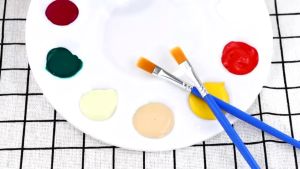 Bulk 1PCS Painting Brush Wholesale Brushes Flat Hair Good Quality Art School Supplies Beginner Paint Tool