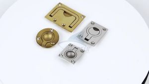76x55mm Boat Recessed Hatch Square Flush Lift Ring Handle 316 Stainless Steel Deck Hatch Marine Hardware Boat Accessories
