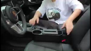 1PCS Car seat gap storage box three-in-one car storage box gap storage box D-301