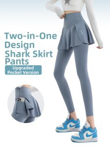 Pocket Summer Slim Yoga Skirt-Pants