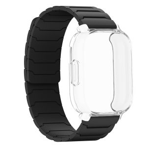 Silicone strap+case for Xiaomi Redmi watch 5 Active/5Lite Magnetic Band full cover Bumper for Redmi band 5 Lite Shell Bracelet