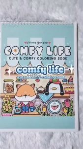 Buku Mewarnai COMFY LIFE Coloring Book Sketsa Menggambar Kualitas Kertas Premium Tebal 220 GSM Murah