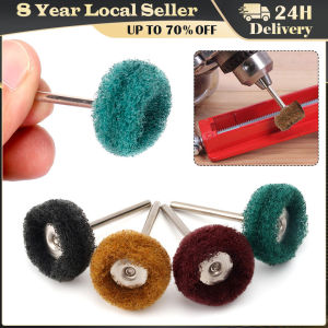 5pcs Nylon Mini Drill Abrasive Brush 2.35mm 3mm Shank Buffing Polishing Wheel Rust Remover for Dremel Rotary Tool Accessories Mini Drill Bit Nylon Abrasive Brush Wire Buffing Polishing Wheel Dremel Rotary Hand Tool Accessories Set Rust Remover