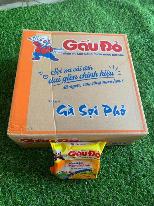 [Tết 2026] Mì Gấu đỏ sợi phở, tôm và gà, tôm chua cay, thịt bằm, chay ...