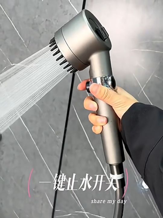 [ SG Ready Stock] 2024 NEW 4 Modes High Pressure Handheld Shower Head