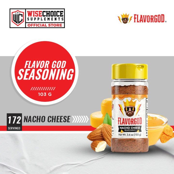 FLAVOR GOD NACHO CHEESE SEASONING 103 GRAMS