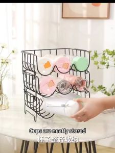 Thermos Cup Storage Rack Water Cup Multi-layer Teacup Rack Household Storage Rack保温杯收纳架水杯多层茶杯架收纳置物架