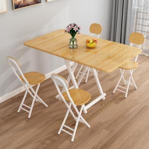 Combo Bộ Bàn Ghế Ăn Thông Minh Gấp Gọn Bộ Bàn 2 Ghế 4 Ghế 6 Ghế Kích Thước 120x60x74cm