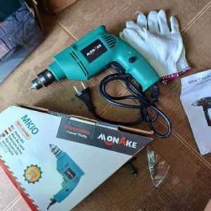 PROMO!!! Bor Listrik MAKITA GARANSI RESMI MONAKE MK10 Electric Drill 10mm BOLAK BALIK