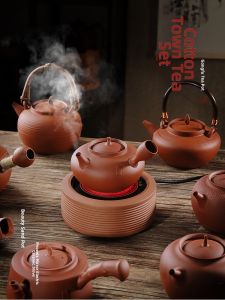MIANXIAOCHENG | Bình Pha Trà Đất Nung Chaozhou Handmade