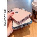 Latest Sparkling Diamond iPhone Case Full Edge Protection Transparent Electroplated High-End Feel Silicone Anti-Fall Soft Shell for Apple 12 15 plus 14 pro Max 11. 