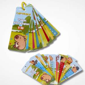 FLASH CARD PEMBAGIAN UNTUK ANAK SD MATH EDUCATION