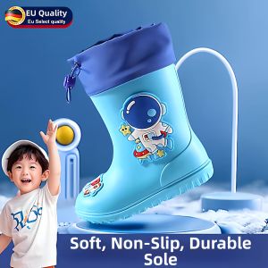 Anti-slip Waterproof Childrens Rain Boots